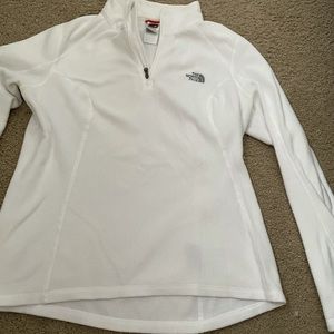 North Face fleece half zip pull over